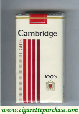 Cambridge Lights 100s cigarettes